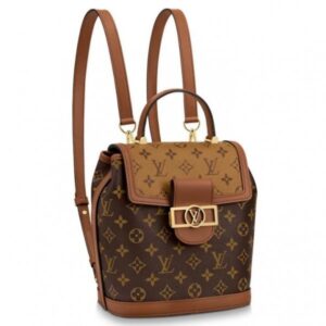 Replica Louis Vuitton Dauphine Backpack PM Monogram Reverse M45142