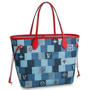 Replica Louis Vuitton Neverfull MM Bag Monogram Denim M44981