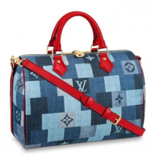 Replica Louis Vuitton Speedy Bandouliere 30 Monogram Denim M45041