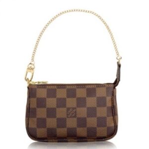 Replica Louis Vuitton Mini Pochette Accessoires Damier Ebene N58009