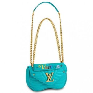 Replica Louis Vuitton Turquoise New Wave Chain Bag PM M51936