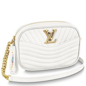 Replica Louis Vuitton White New Wave Camera Bag M53863