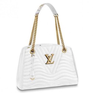 Replica Louis Vuitton White New Wave Chain Tote M51978