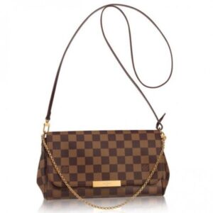 Replica Louis Vuitton Favorite MM Bag Damier Ebene N41129