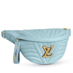 Replica Louis Vuitton Bleu Porcelaine New Wave Bumbag M55331