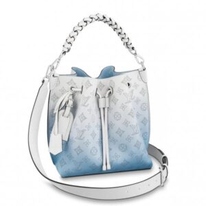 Replica Louis Vuitton Muria Bag Gradient Blue Mahina Leather M57853