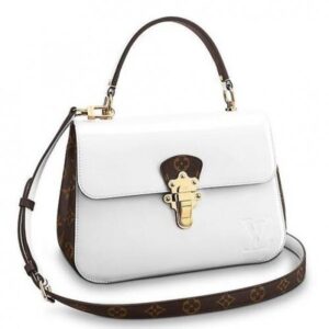 Replica Louis Vuitton White Cherrywood Bag Patent Leather M53352