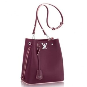 Replica Louis Vuitton Bordeaux Lockme Bucket Bag M54680