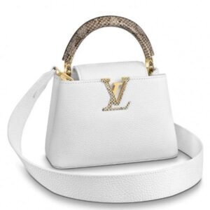 Replica Louis Vuitton Capucines Mini With Ayers Snakeskin Handle M56399