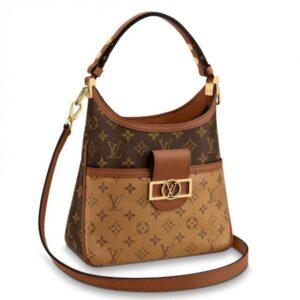 Replica Louis Vuitton Hobo Dauphine PM Monogram Reverse M45194