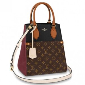 Replica Louis Vuitton Fold Tote MM Monogram Calfskin M45409