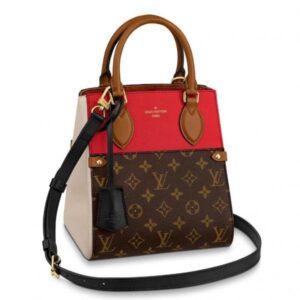 Replica Louis Vuitton Fold Tote PM Monogram Calfskin M45389