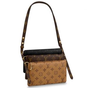 Replica Louis Vuitton LV3 Pouch Monogram Reverse Canvas M45412