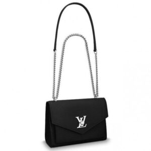 Replica Louis Vuitton Black Mylockme BB Bag M51418