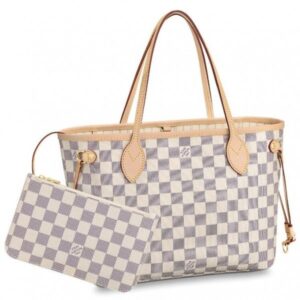 Replica Louis Vuitton Neverfull PM Bag Damier Azur N41362