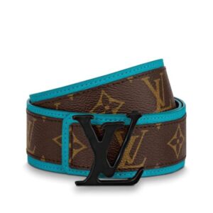 Replica Louis Vuitton MP204Q LV Shape Patchwork 40mm Belt