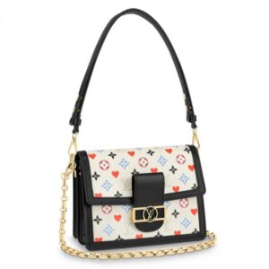 Replica Louis Vuitton Game On Dauphine MM White Bag M57463