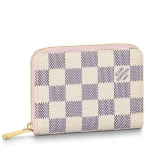 Replica Louis Vuitton Zippy Coin Purse Damier Azur N60229