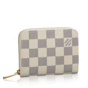 Replica Louis Vuitton Zippy Coin Purse Damier Azur N63069