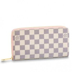 Replica Louis Vuitton Zippy Wallet Damier Azur Canvas N63503