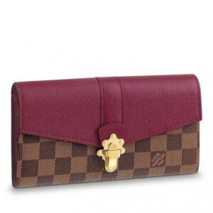 Replica Louis Vuitton Clapton Wallet Damier Ebene N64448