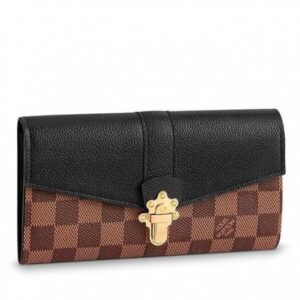 Replica Louis Vuitton Clapton Wallet Damier Ebene N64449